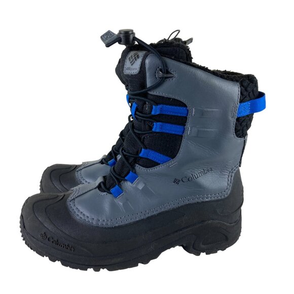 Columbia Big Boy Sz 7 400 Gram Insulated Winter Snow Boots Omni Heat Waterproof - Picture 1 of 11